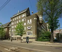 Huize Lydia (1922–1927) in Amsterdam, Architekt: Jan Boterenbrood