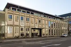 Das Amtsgericht mit Blick aus Westen.