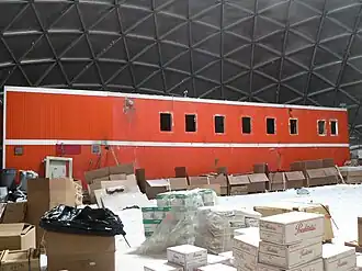 Gebäudereste unter der Kuppel (Januar&nbsp;2007)