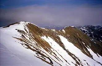 Der Gipfelgrat des An Socach