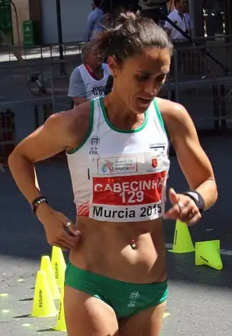 Ana Cabecinha belegte Rang sechs