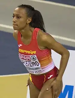 Auch die spanische Bronze­medaillen­gewinnerin Ana&nbsp;Peleteiro stellte einen neuen Landesrekord&nbsp;auf