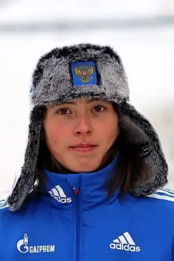 Bei der Siegerehrung in Obertilliach 2010