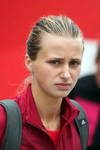 Anastassija Protassenja beim ETU-European-Cup der Junioren in Tabor 2011