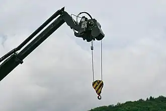 Hydraulische Winde mit Kranhaken