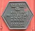 Zeichen für ein kulturelles und historisches Denkmal in Schweden