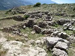 Reste spätminoischer Bauten (SM&nbsp;III&nbsp;C)