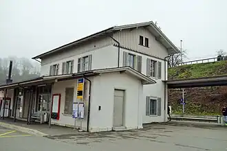 Zustand des Aufnahmegebäudes 2018