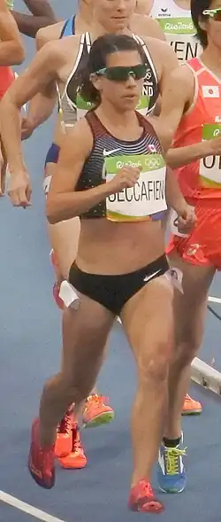 Andrea Seccafien Rang dreizehn in 15:19,39&nbsp;min