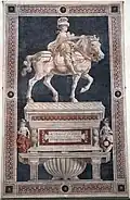 Andrea del Castagno, Monument für Niccolò da Tolentino, 1456