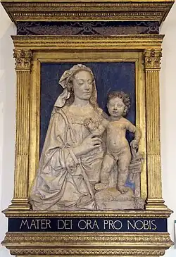 Madonna mit Kind, Terrakotta, 1475 (Bargello, Florenz)