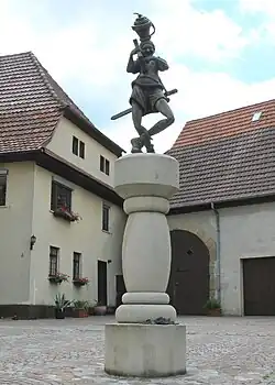 Heinrich von Ofterdingen, Bronze, 2008, Ofterdingen