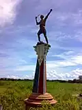 Skulptur des Andres Bonifacio in Talisay City