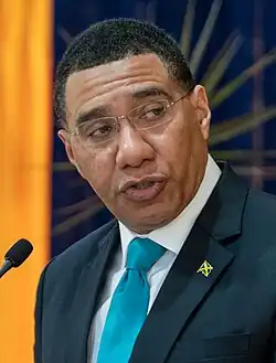 Premierminister Andrew Holness (JLP)