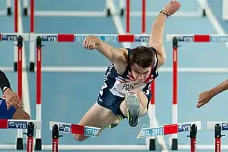 Andrew Pozzi Rang vier in 13,28&nbsp;s