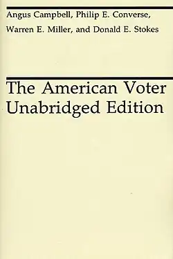 Titelseite von Campbells Buch „The American Voter“
