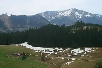 Anlaufalm und Bodenwies von Nordwesten (Klausriegel)