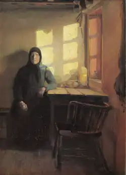 Sonnenschein in der Stube der Blinden, 1885, Sammlung Hirschsprung