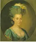 Anna Christina Sydonia Göler von Ravensburg, geb. von Pardon, Gemahlin von Wilhelm Friedrich