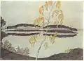 Два островка и березки, 1908