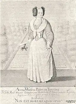 Ironische Selbstinszenierung als Zürcher Patrizierin[12]