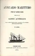 Annuario Marittimo, Titelblatt (1865)