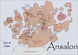 Karte von Ansalon