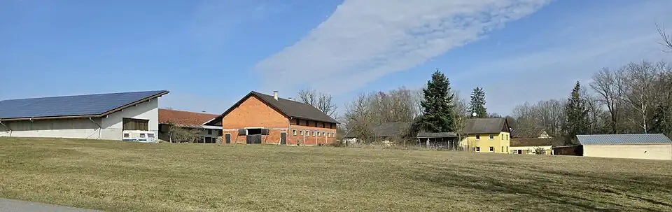 Ortsansicht Kinzlbach von Südsüdost