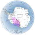 Lage und Erstreckung vom West Antarctic Rift System