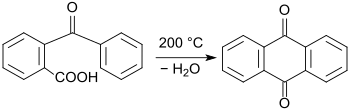 Anthrachinon-Synthese von 2-Benzoylbenzoesäure