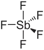 Struktur von Antimon(V)-fluorid