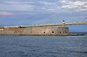 Fort Andirrio vor der neuen Brücke