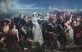 Antoine-Jean Gros: Embarquement de la duchesse d’Angoulême à Pauillac (Öl auf Leinwand, 1818)