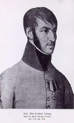 Johann Anton Graf zu Hardegg, Träger des Militär-Maria-Theresien-Ordens