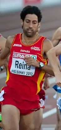 Antonio Reina beim 800m Finale im Jahr 2012 in Helsinki.