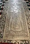 Bodengrabplatte des Giuliano da Como, 1444, Siena, Dom