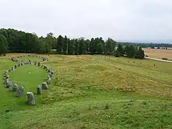 Geländeblick vom großen Hügel