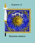 Standarte d’Aquitaine und d’Anjou cavalerie, Vorderseite