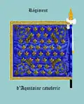 Standarte d’Aquitaine cavalerie, Rückseite