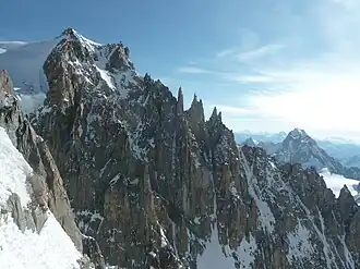 Der Teufelsgrat des Mont Blanc du Tacul