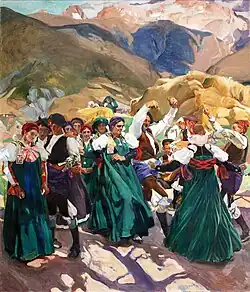 Licht und Schatten wie bei Joaquín Sorolla prägen die Marktszenen des Films.