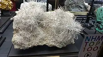 „Eisenblüte“ aus der Steiermark (ausgestellt im Naturhistorischen Museum Wien)