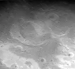 Aram Chaos aufgenommen von Viking 1.