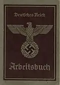 Deutsches Reich Arbeitsbuch