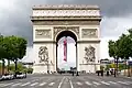 Arc de Triomphe bei Tag
