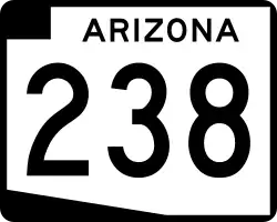 Straßenschild der Arizona State Route 238