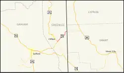 Karte der Arizona State Route 78