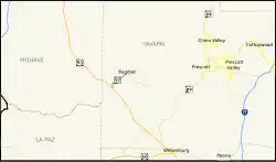 Karte der Arizona State Route 97