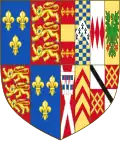 Wappen Anne Neville als Königin von England.