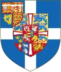 Wappenschild 1947–1949 von Philip, Duke of Edinburgh